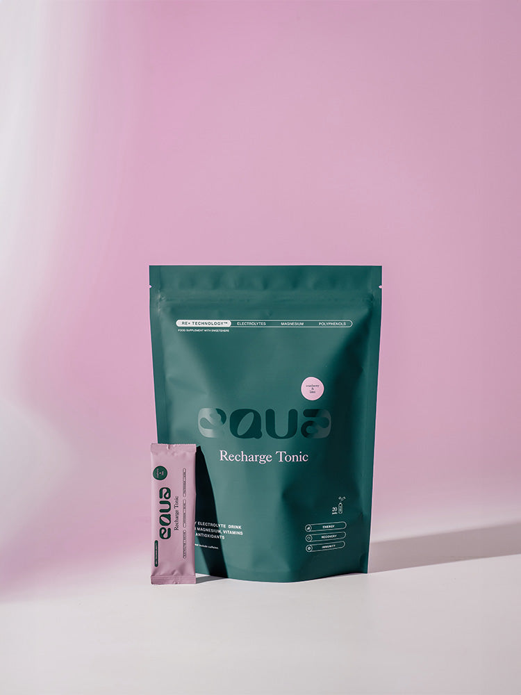 Cranberry and lime flavored electrolyte drink