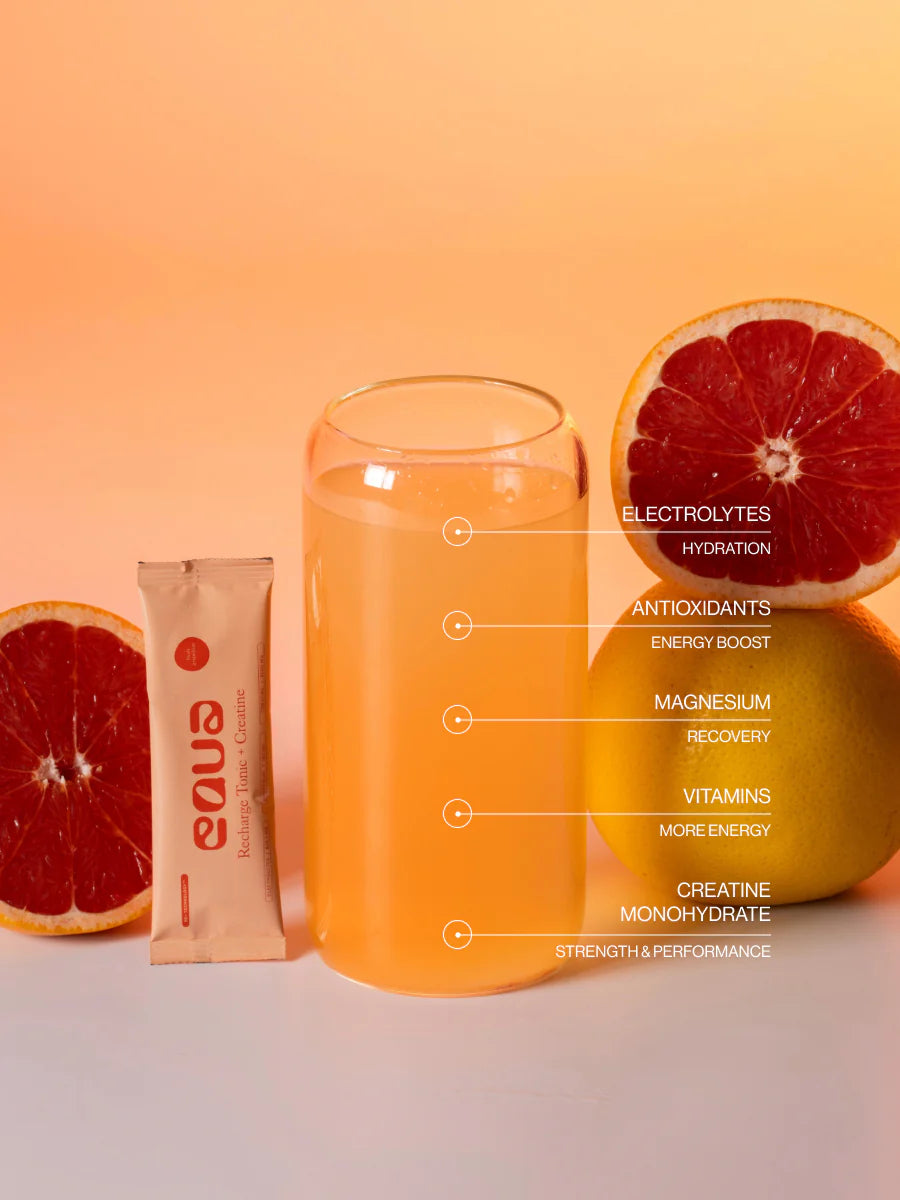 Greipfrutų skonio elektrolitų gėrimas + Kreatinas