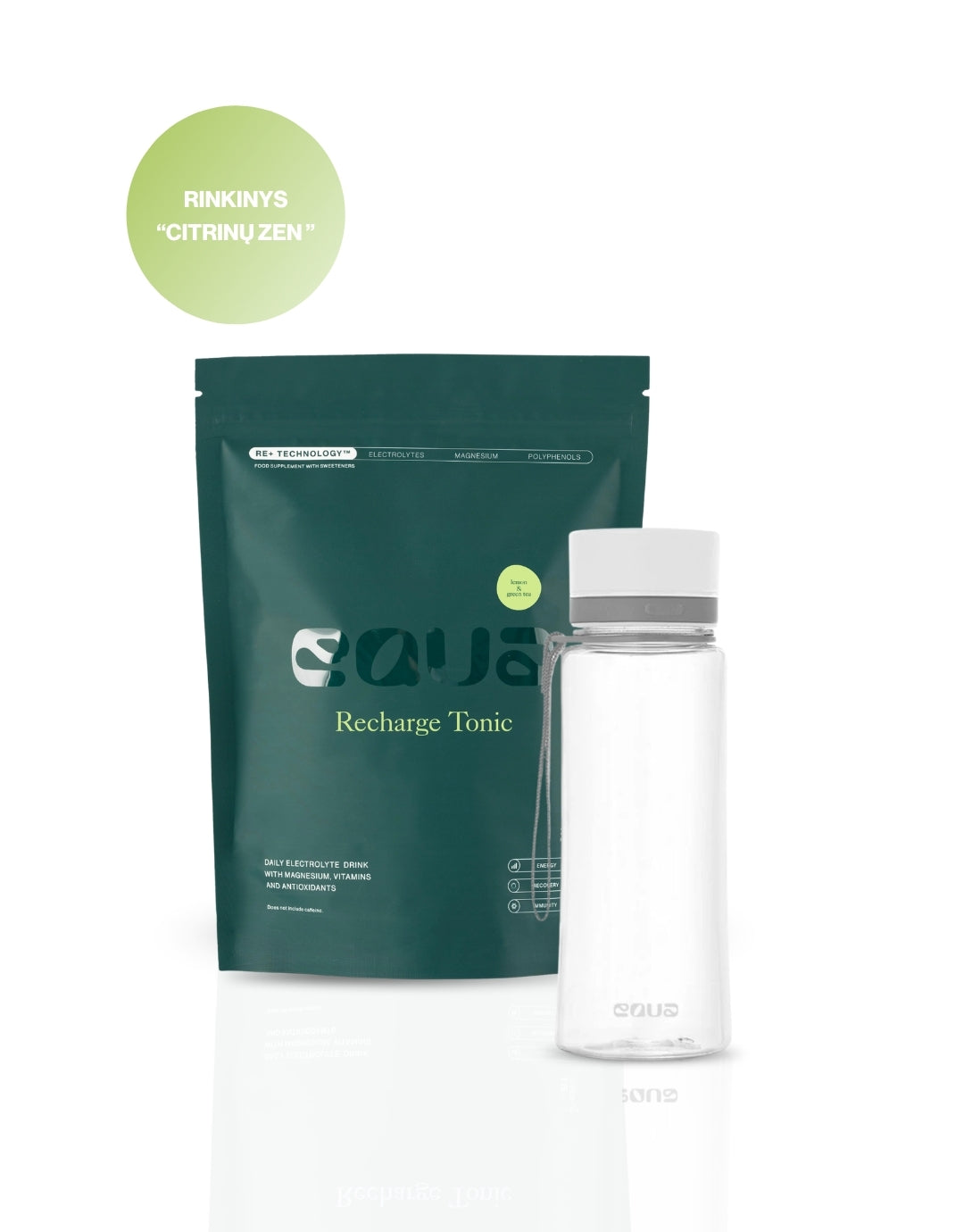 Elektrolitų ir gertuvės rinkinys "Citrinų Zen"