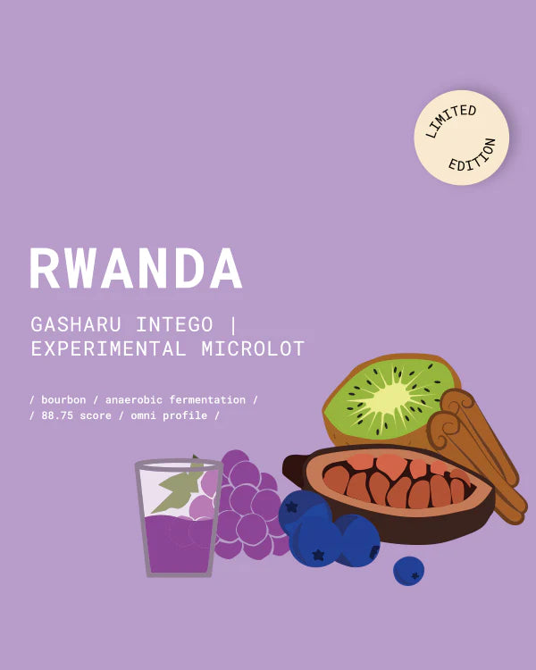 Rūšinės kavos pupelės Goat Story „Rwanda - Gasharu Intego - Anaerobic“