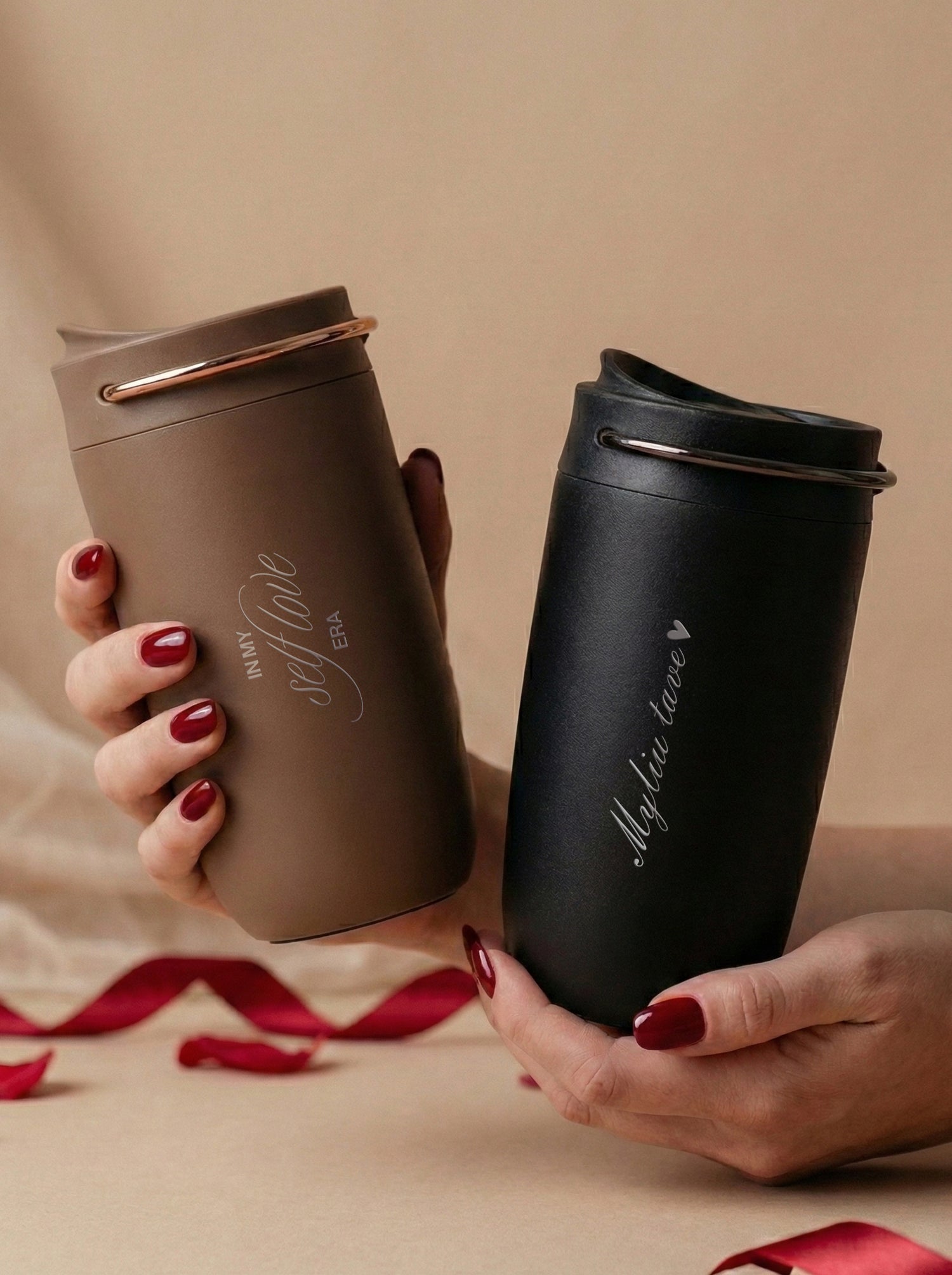 Graviruotas termo puodelis (Meilės dienos pasiūlymas)