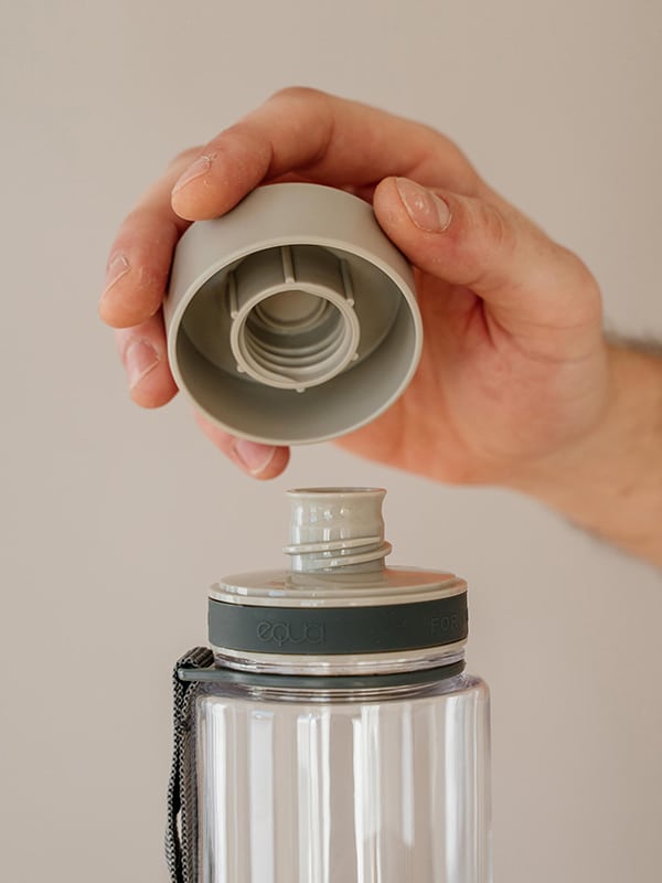 Plastikinė gertuvė be BPA „Plain Grey“