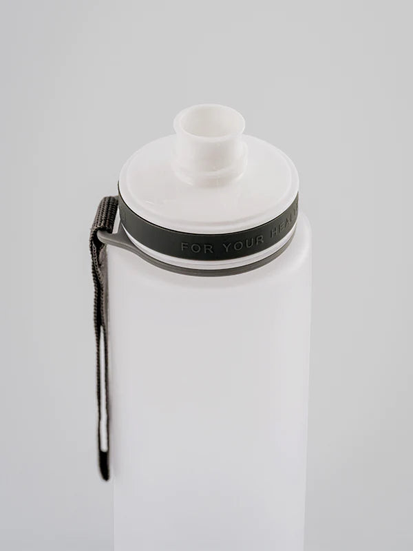 BPA-free plastic drinking bottle "Matte White"