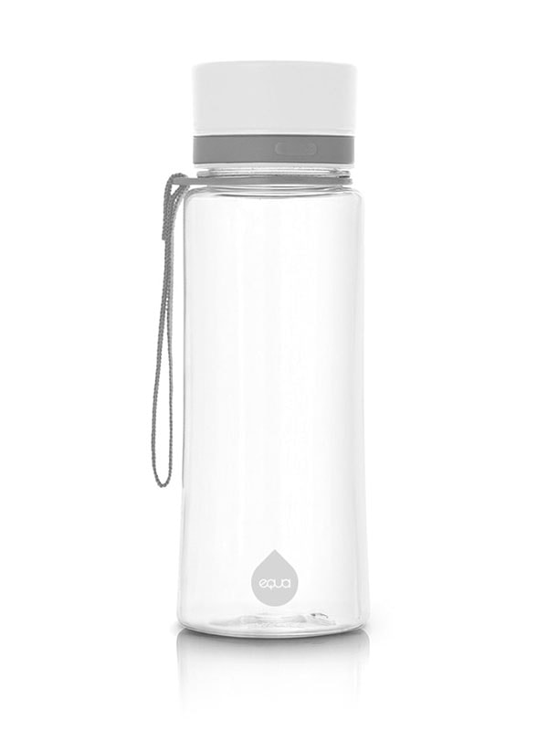 BPA-free plastic drinking bottle "Plain White"